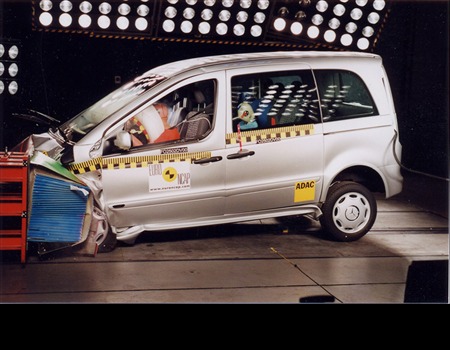 Краш тест Mercedes Benz Vaneo (2002)